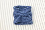 Fluffy snood Blue