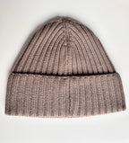 Wool Beanie 100% Merino Taupe