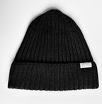 Wool Beanie 100% Merino Black