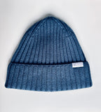 Wool Beanie 100% Merino Navy