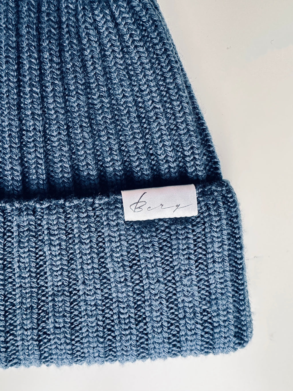 Wool Beanie 100% Merino Navy