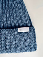 Wool Beanie 100% Merino Navy