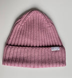 Wool Beanie 100% Merino Dusty Pink