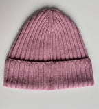 Wool Beanie 100% Merino Dusty Pink