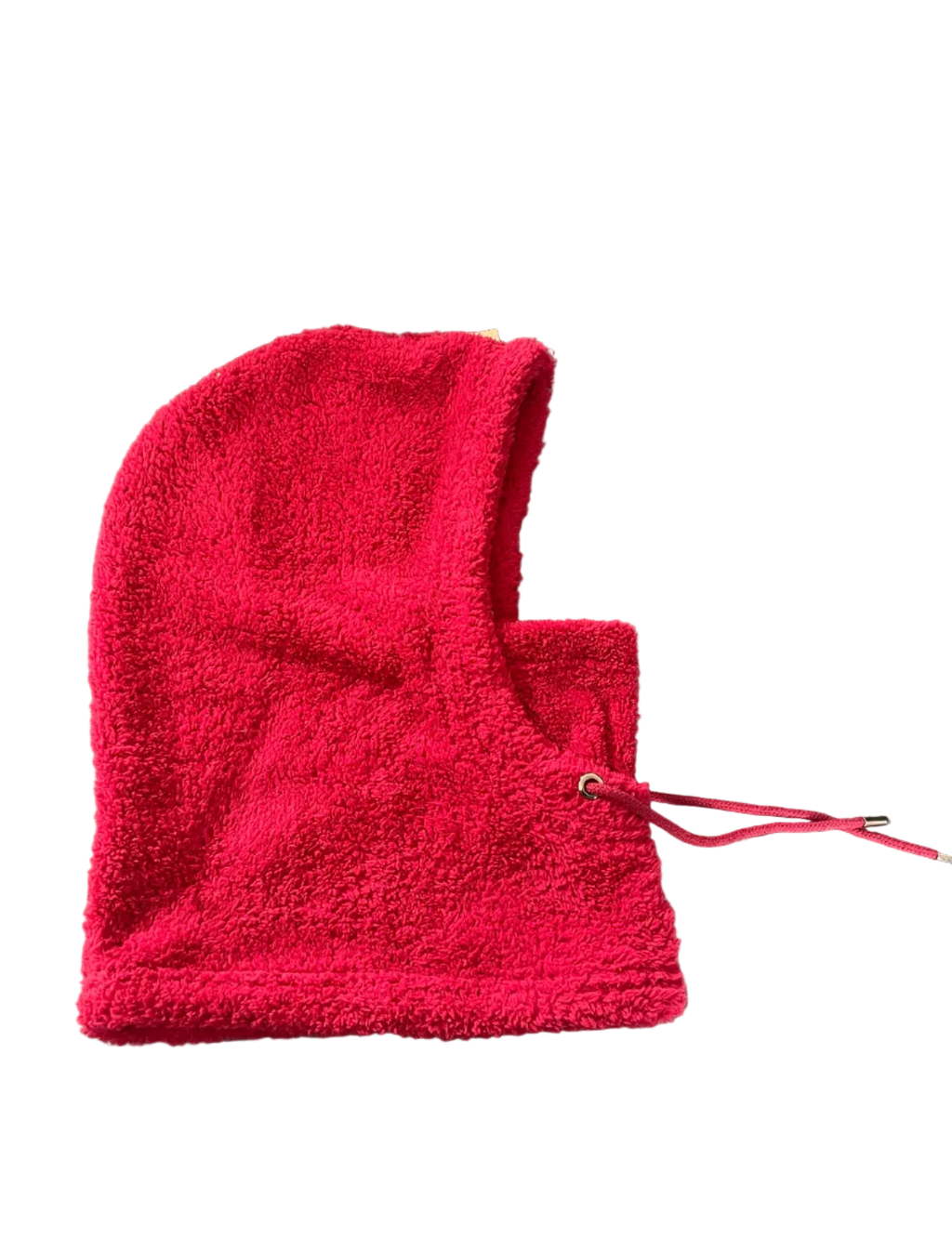 Fluffy Baclava Hood Red