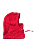Fluffy Baclava Hood Red