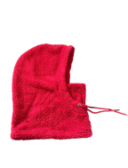 Fluffy Baclava Hood Red