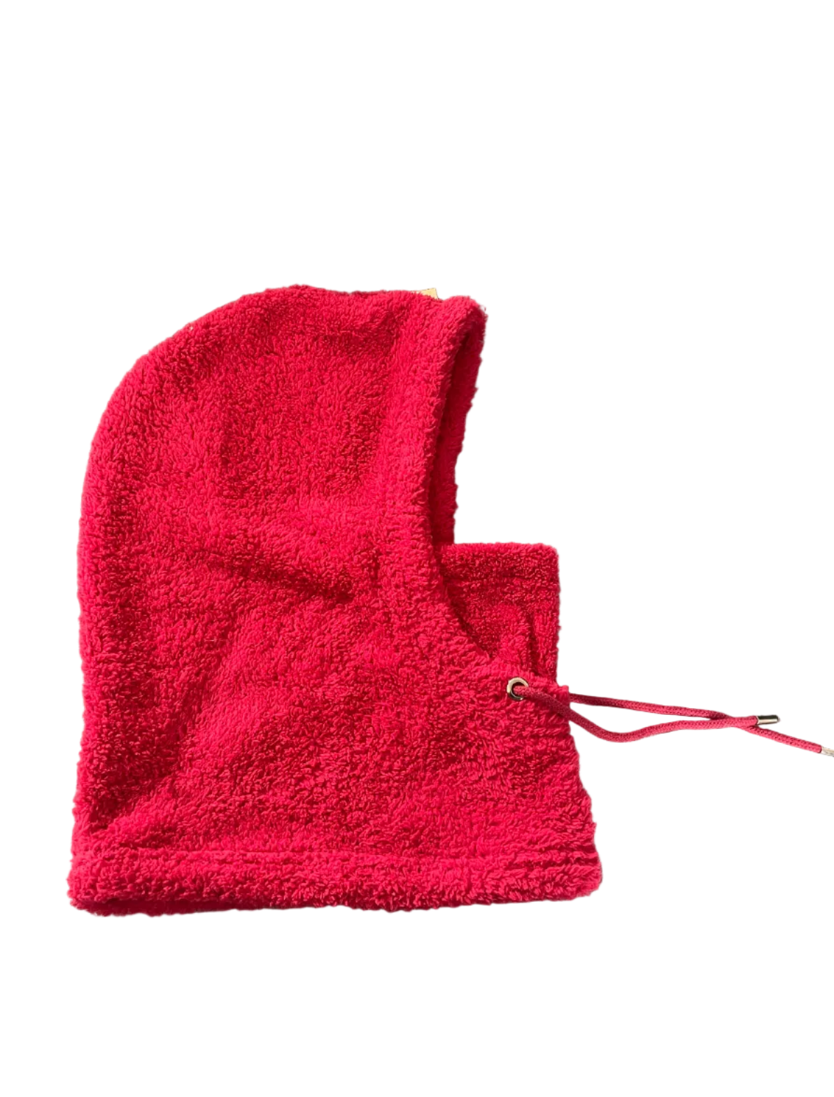 Fluffy Baclava Hood Red