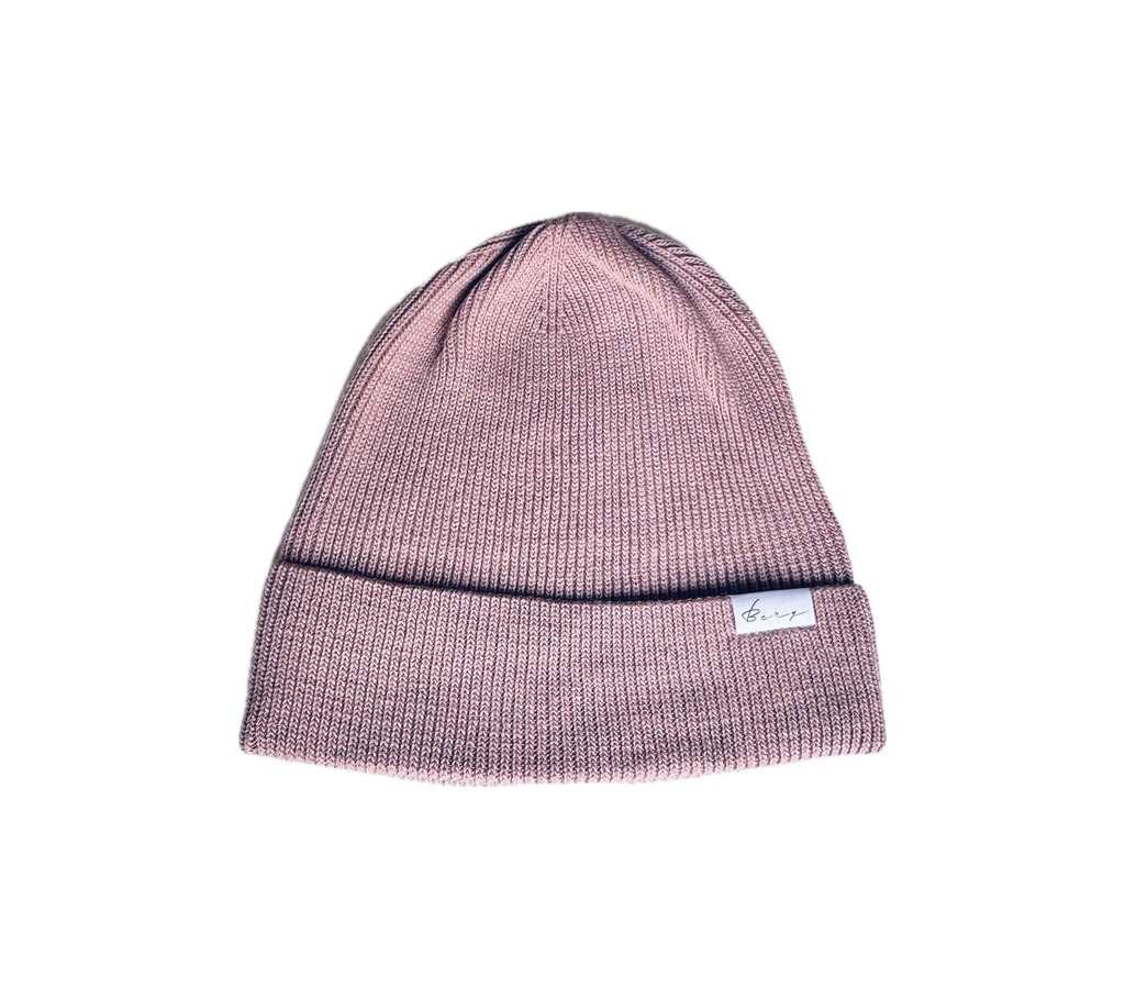 Beanie Pale Mauve Pink