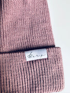 Beanie Pale Mauve Pink