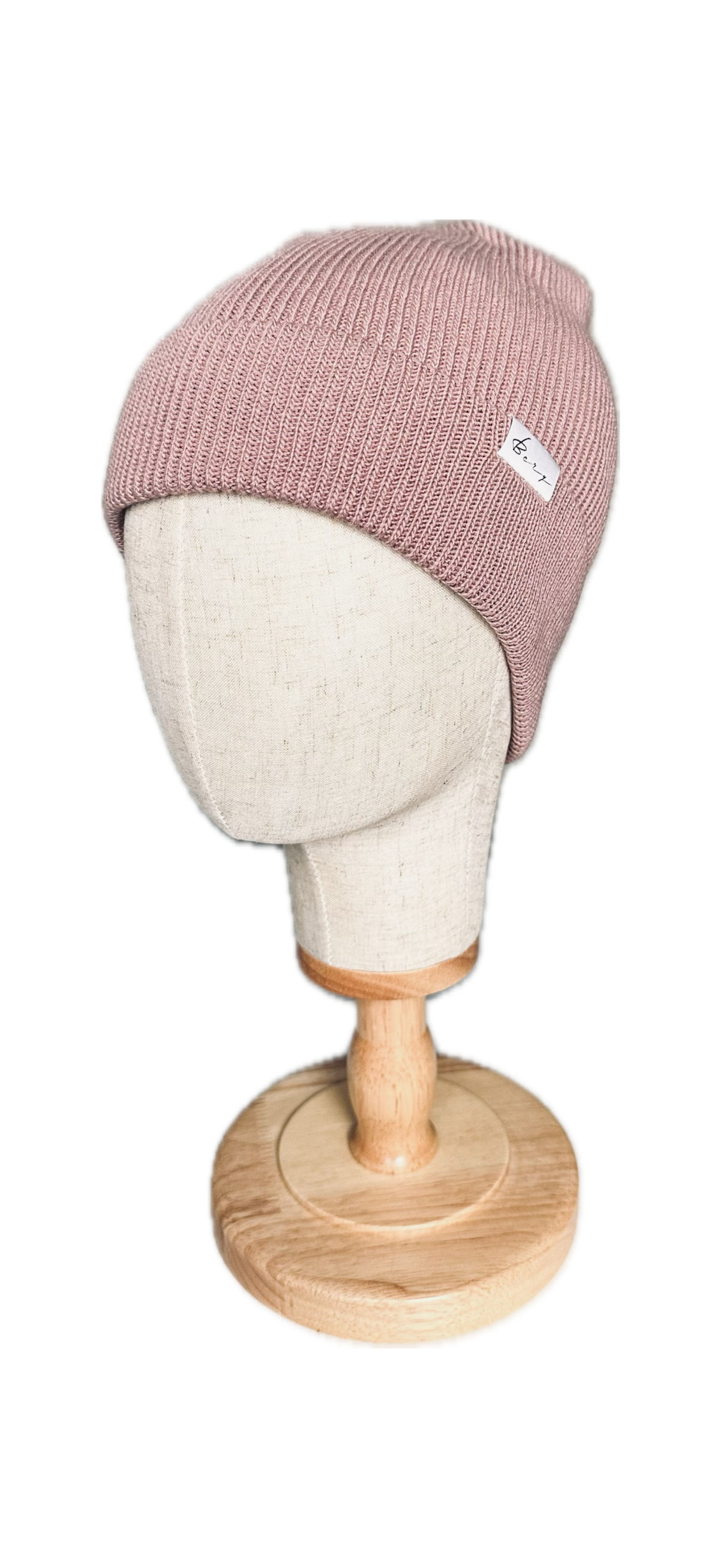 Beanie Pale Mauve Pink