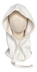 Knitted Balaclava Hood White