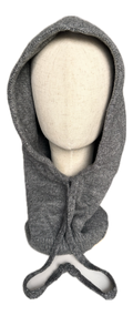Knitted Balaclava Hood Grey
