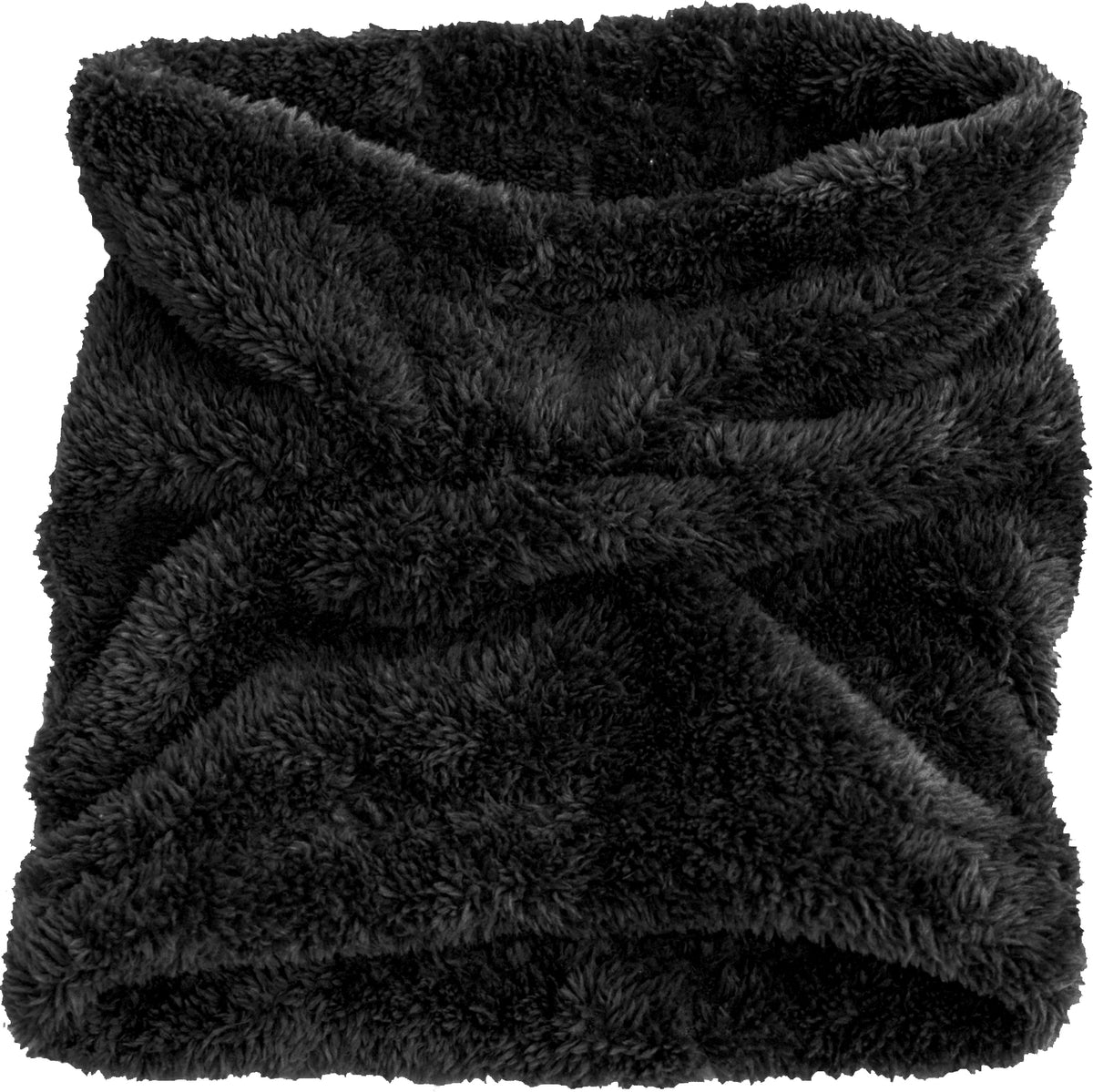 Fluffy snood Black